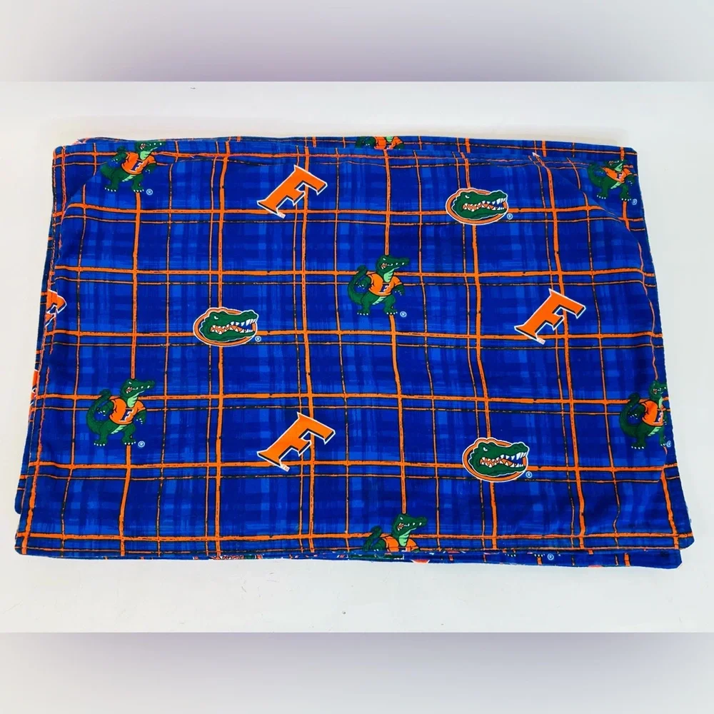 NEW Florida Gators Set of 8 Cotton Placemats, Handmade, Reversible Double Sided